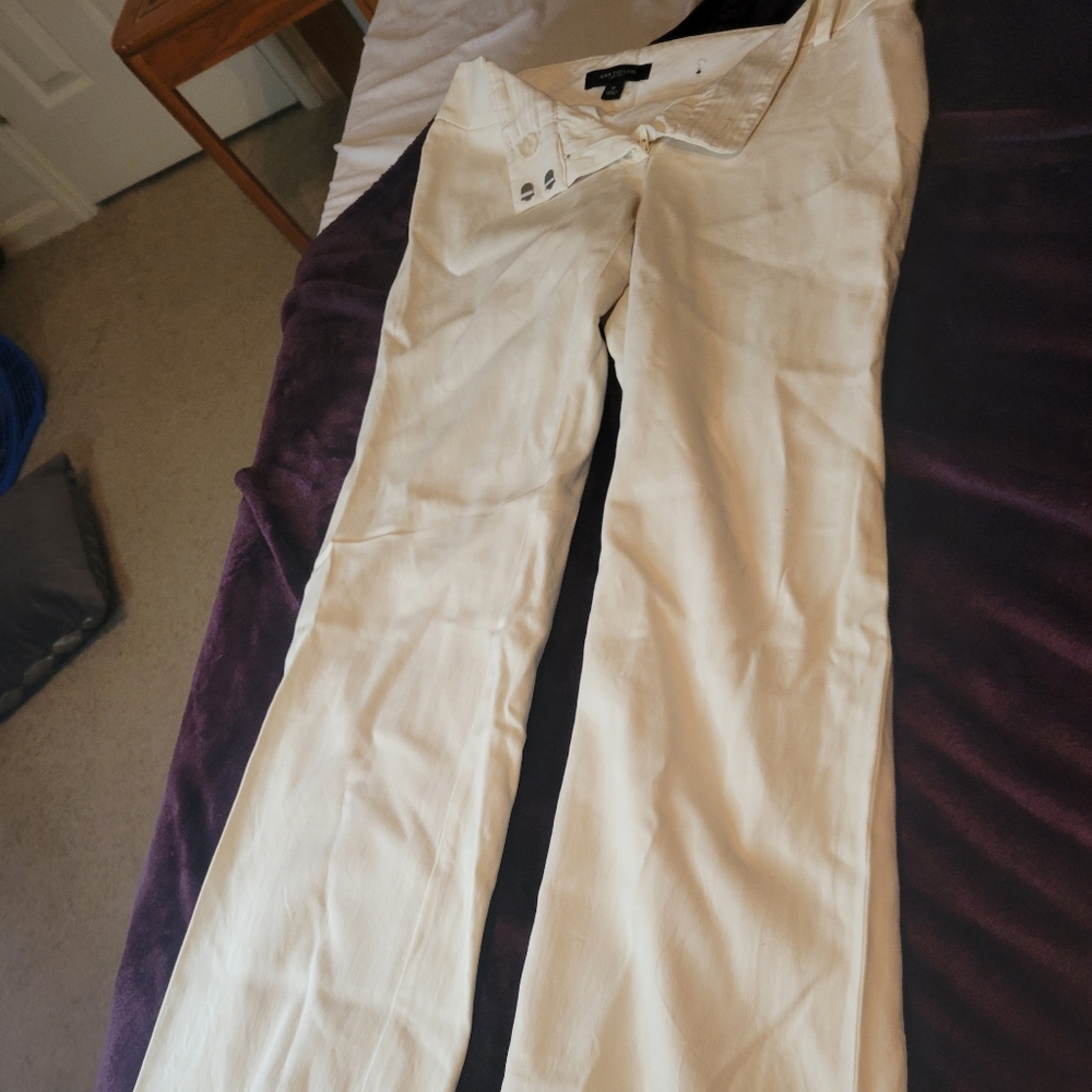 Ann taylor white trouser